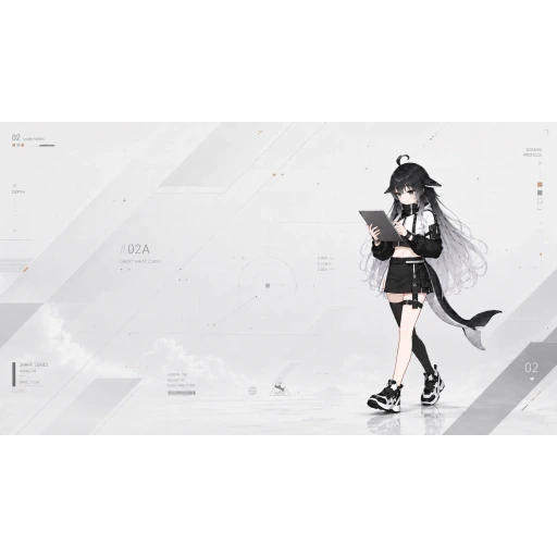 Whale Girl · ORCA LINK · Light active state