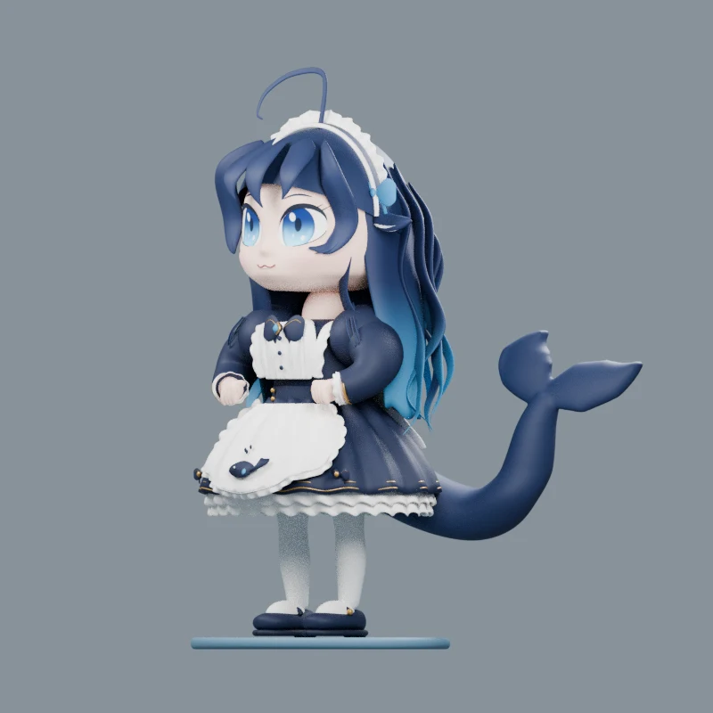 Whale Maid · October 10 tail refinement